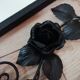 "Art-deco" rose mirror, 90x45cm
