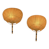 Uchiwa II Wall Lights, Ingo Maurer, Design M, 1973