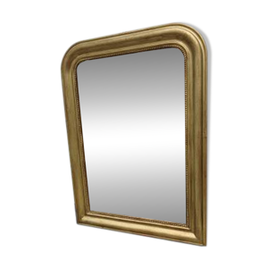 Miroir 19ème bois et - stuc
