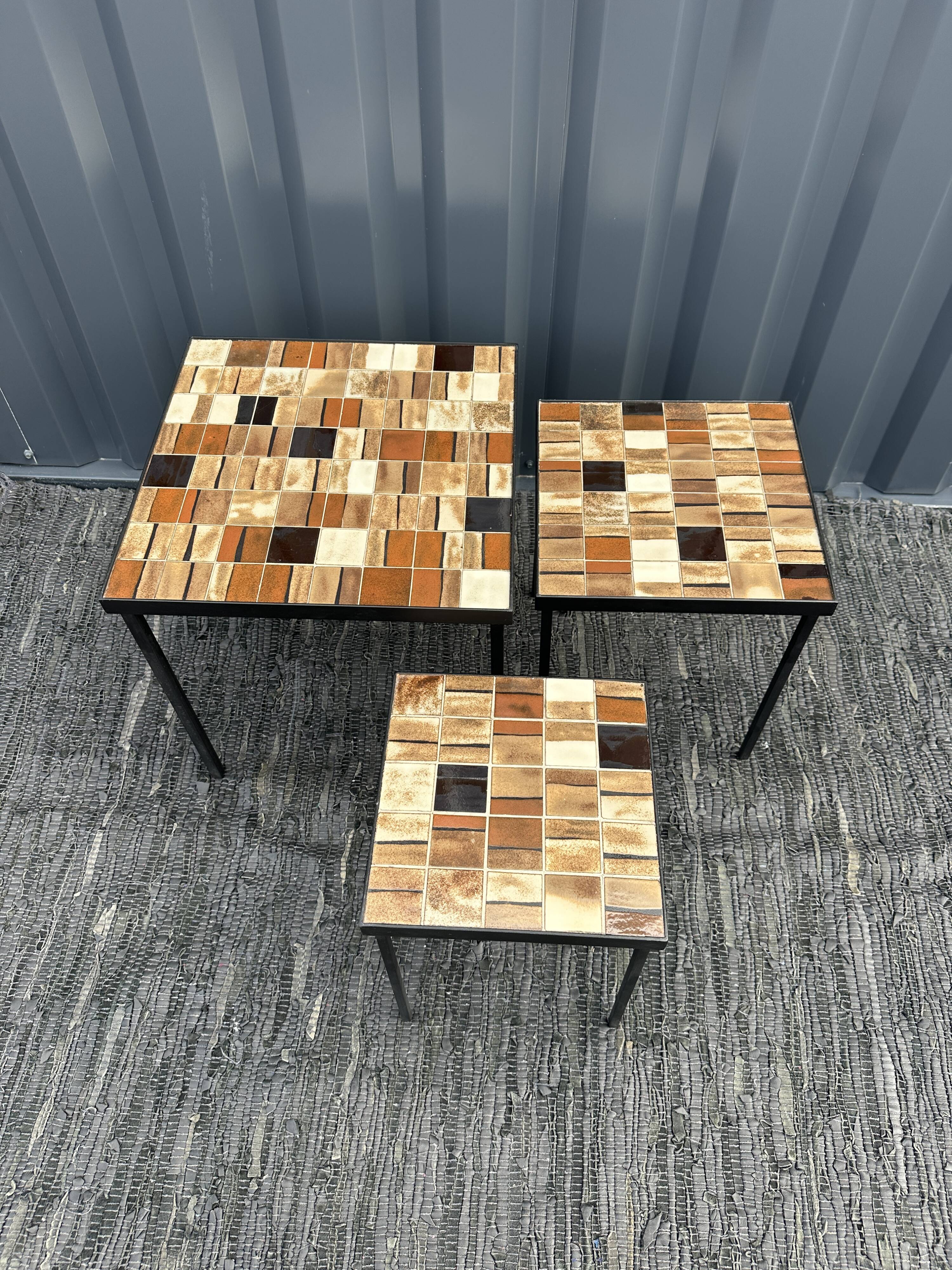 Mado jolain trio de tables basses