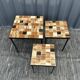 Mado jolain trio de tables basses