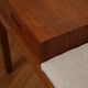 Entrance bench, Scandinavian modular telephone bench, teak, 1960