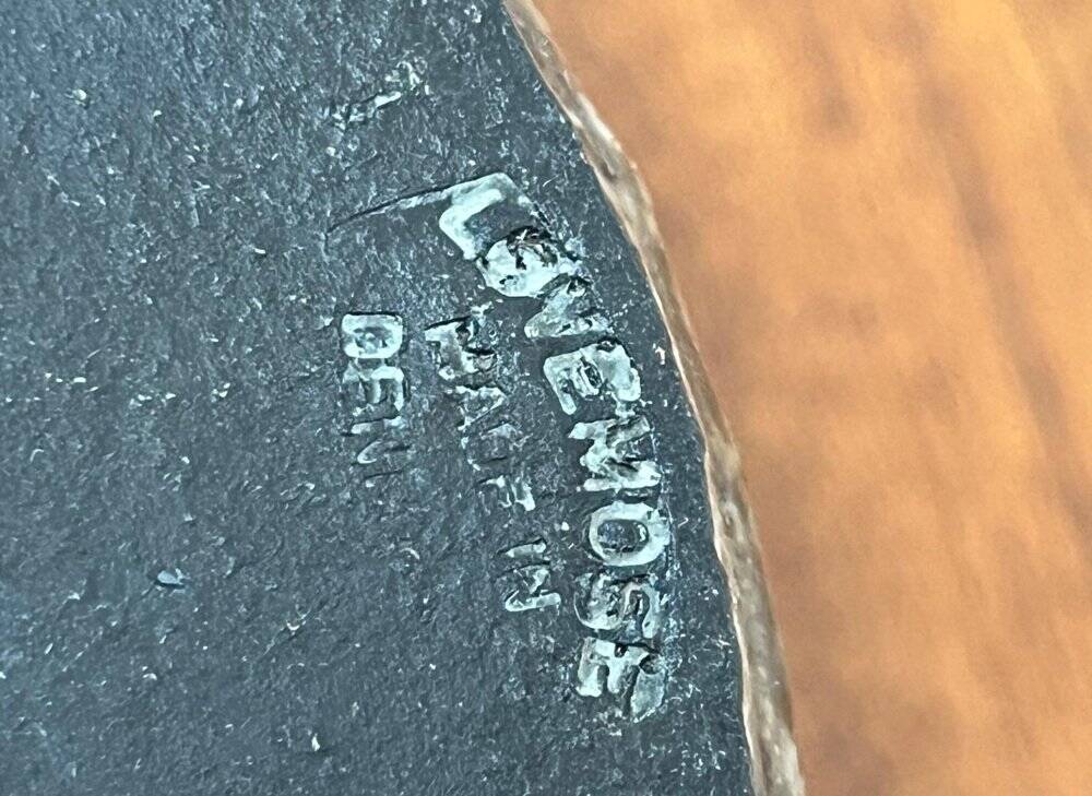 Danish Scandinavian pottery vase from the mid-century Lovemose Denmark, 1960s.