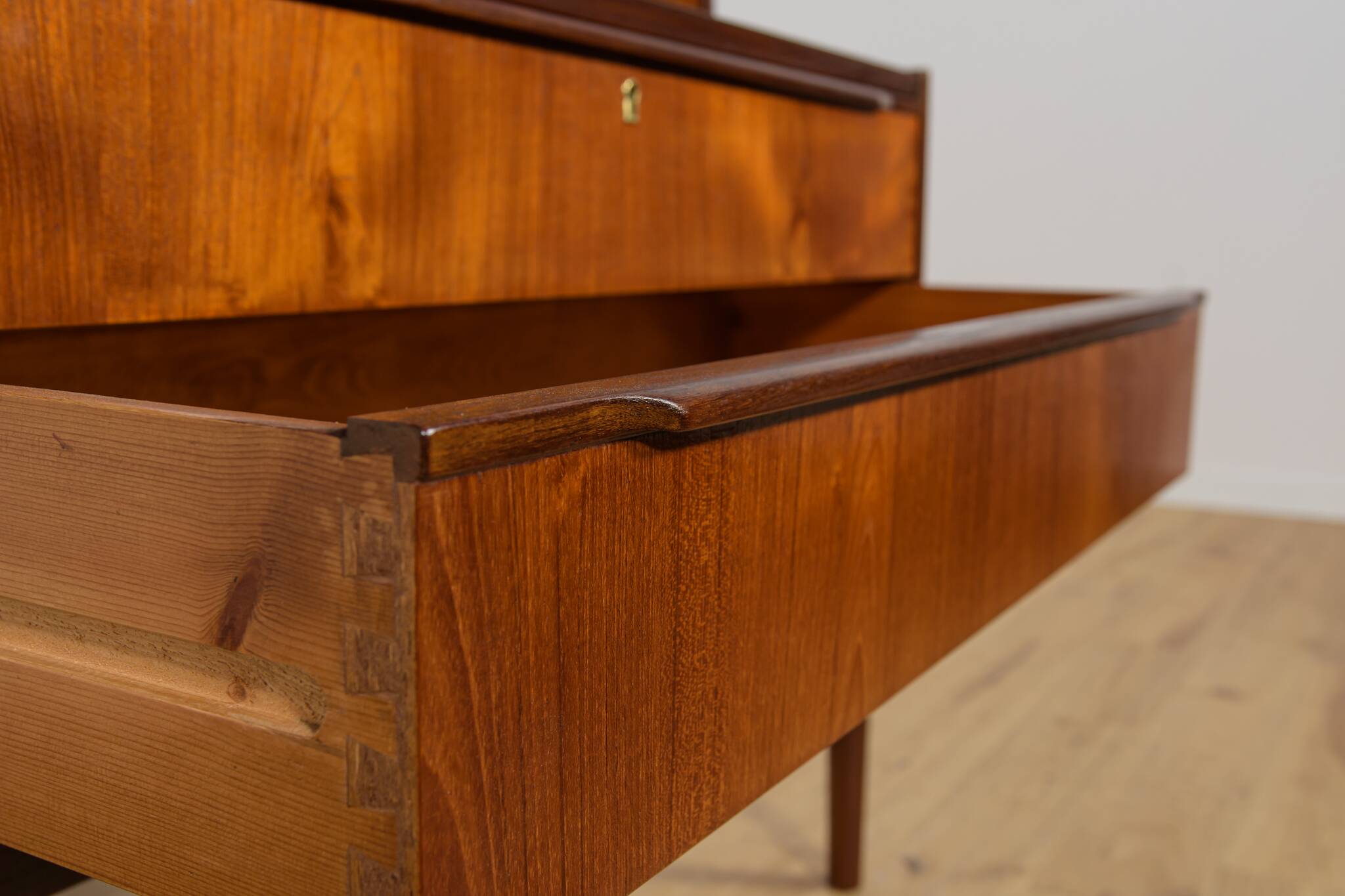 Mid-Century Teak Shelf, Denmark, 1970s
