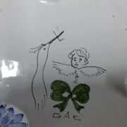 Cache-pot faïence de Nevers. XXéme