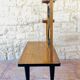 Vintage oak freestanding shelf, Circa 60s