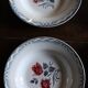 6 Art Deco deep plates Marinette Juliette Digoin Sarreguemines