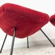 Chaises longues rouges par Fritz Neth pour Correcta, années 1950, ensemble de 2