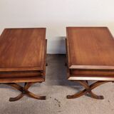 Pair of directoire bedside tables