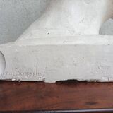 Pascal Boureille (1909-1999) Bust sculpted in plaster Male doctor