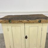 Small workbench 1900 light beige patina