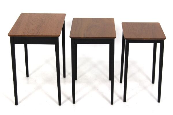 Tables gigogne en teck, Suède, 1960