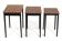 Teak trundle tables, Sweden, 1960