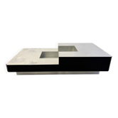 Vintage coffee table by Willy Rizzo, 1970s