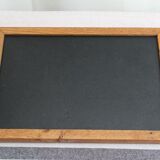 Plateau en bois et verre