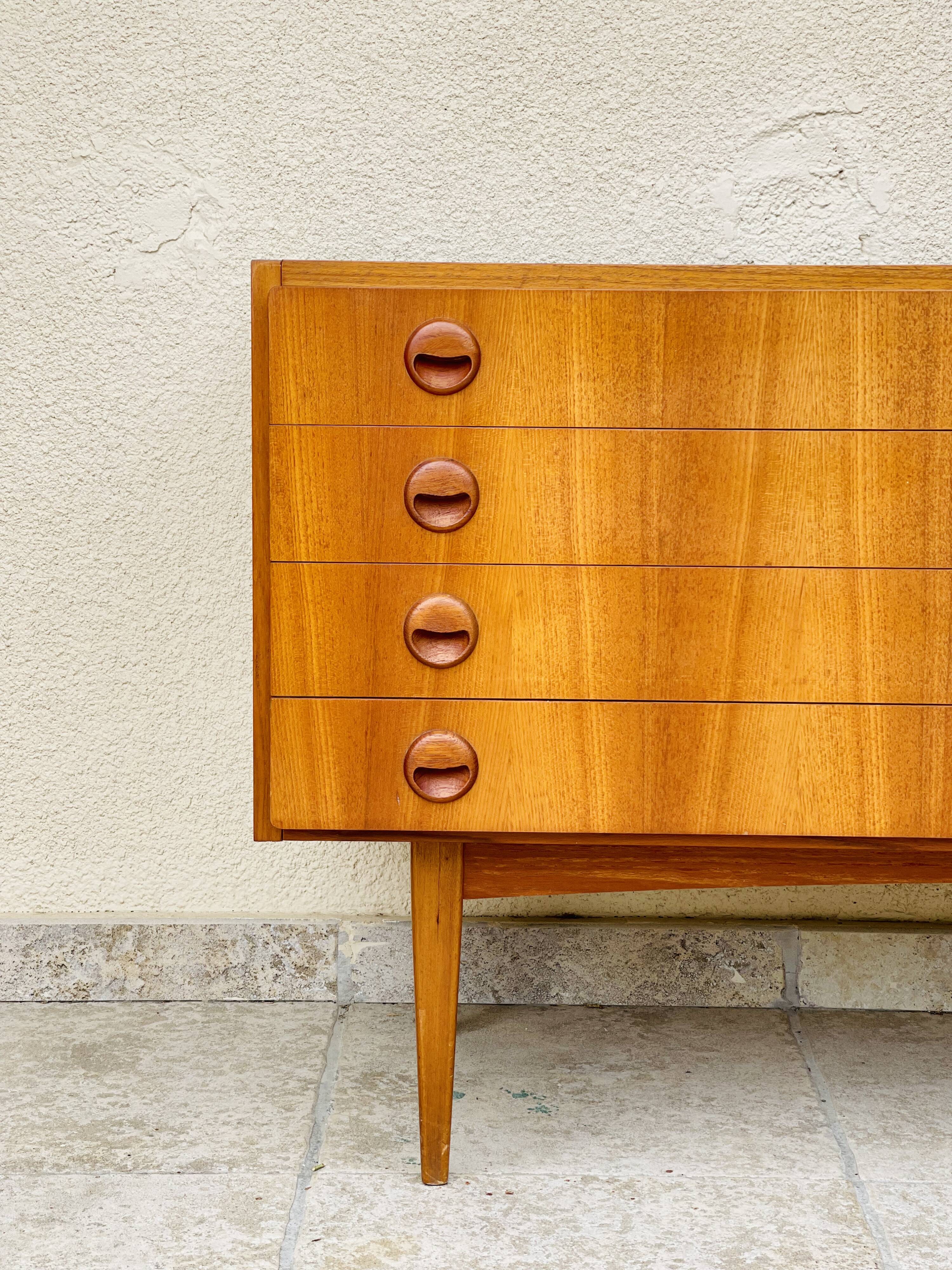 Scandinavian teak row