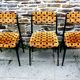3 chaises space age vintage année 70
