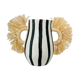 Vase amphore noir et blanc