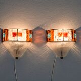 Set of Two Mid-Century Italian Modern Longobard Poliarte Sconces