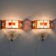 Set of Two Mid-Century Italian Modern Longobard Poliarte Sconces