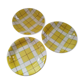 Three hollow plates Hossegor yellow salins