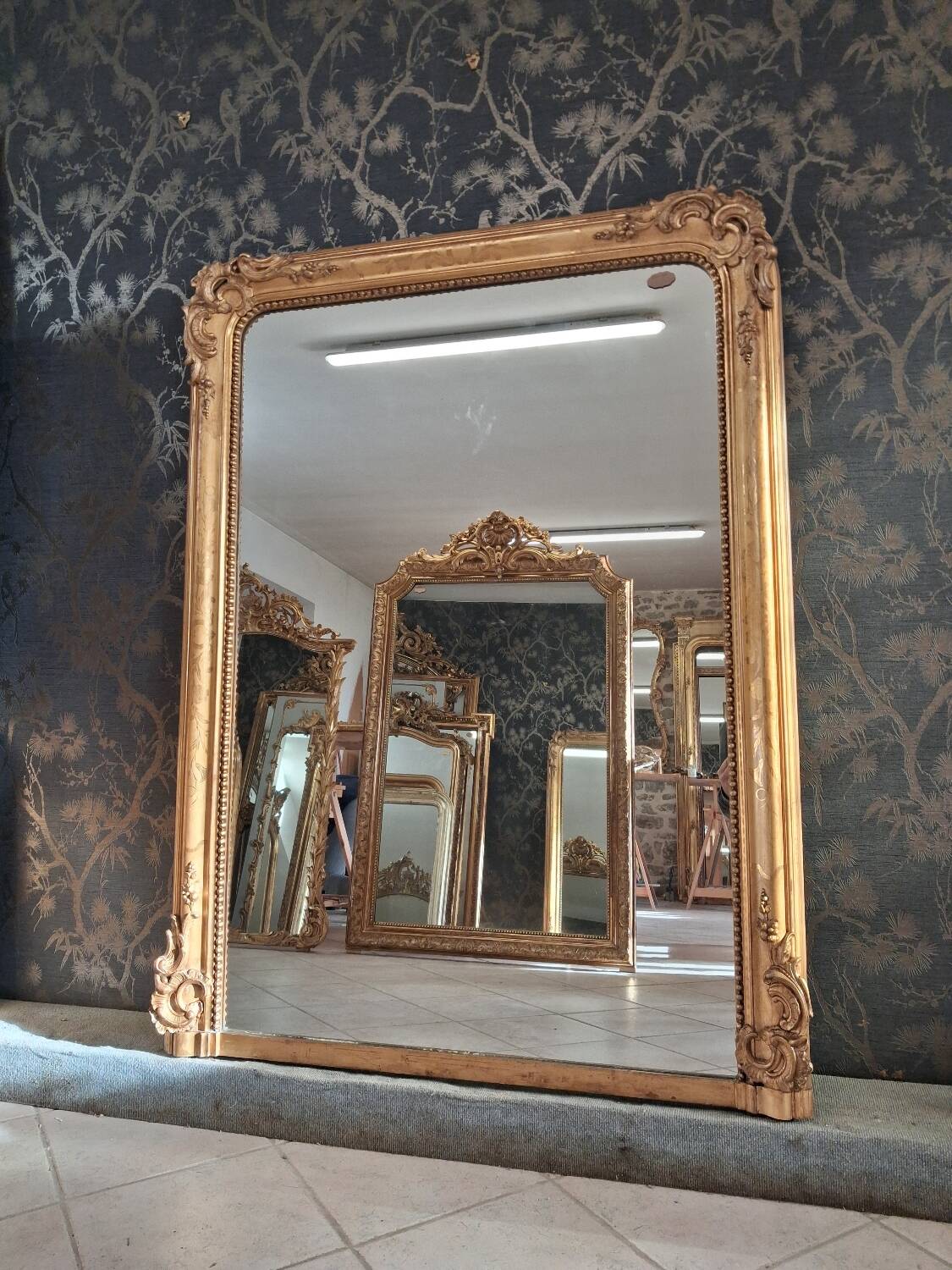 Restoration period mirror, 151 x 112