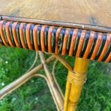 Rattan bistro table