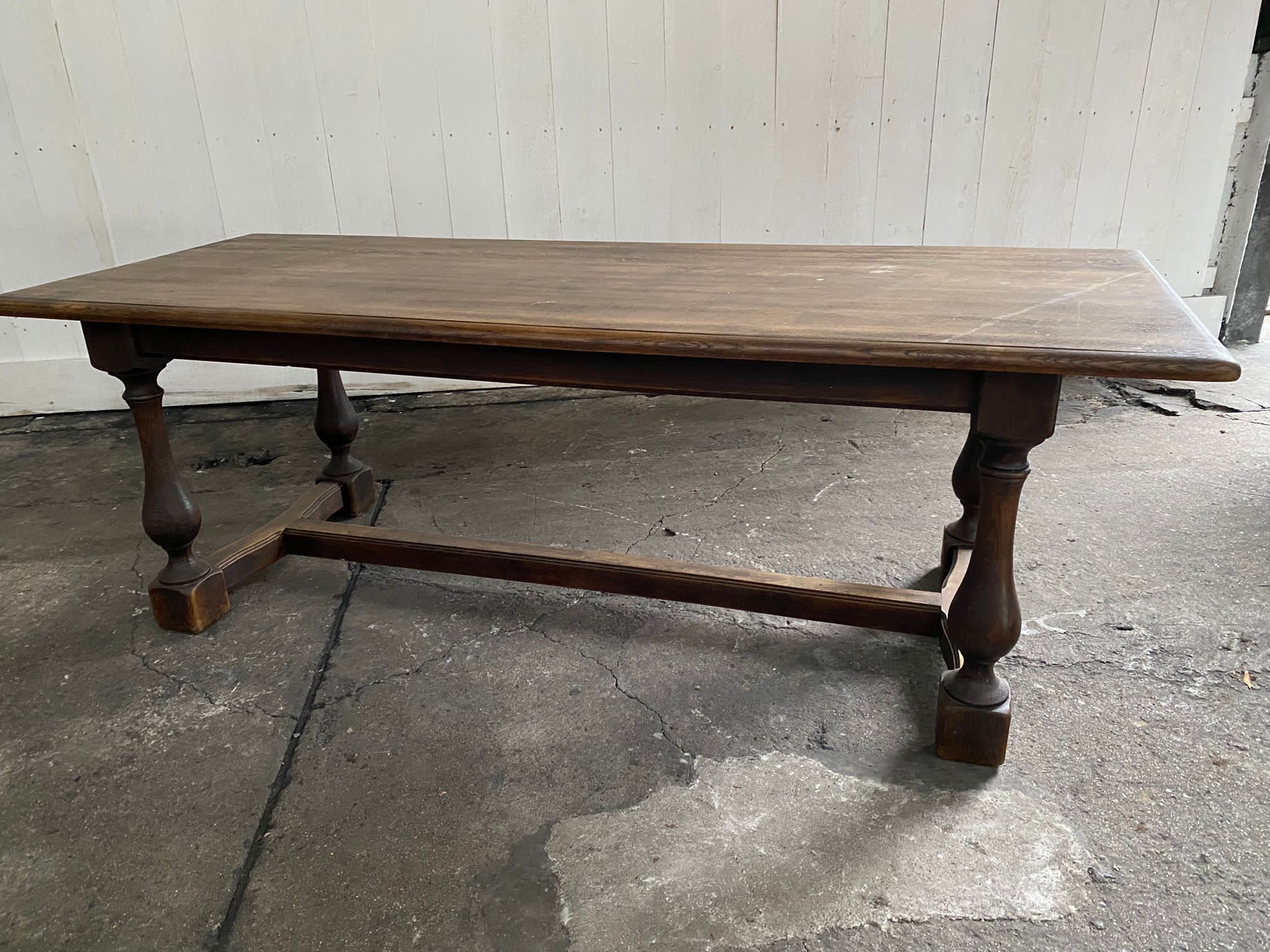 Oak farmhouse table
