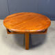 Mid century solid teak Scandinavian coffee table, 1970s