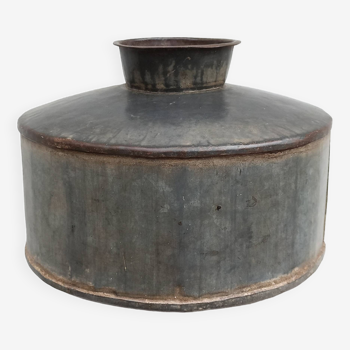 Old zinc pot
