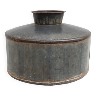 Old zinc pot