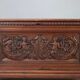Walnut chest with baroque carvings