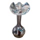Marbled blown glass vase