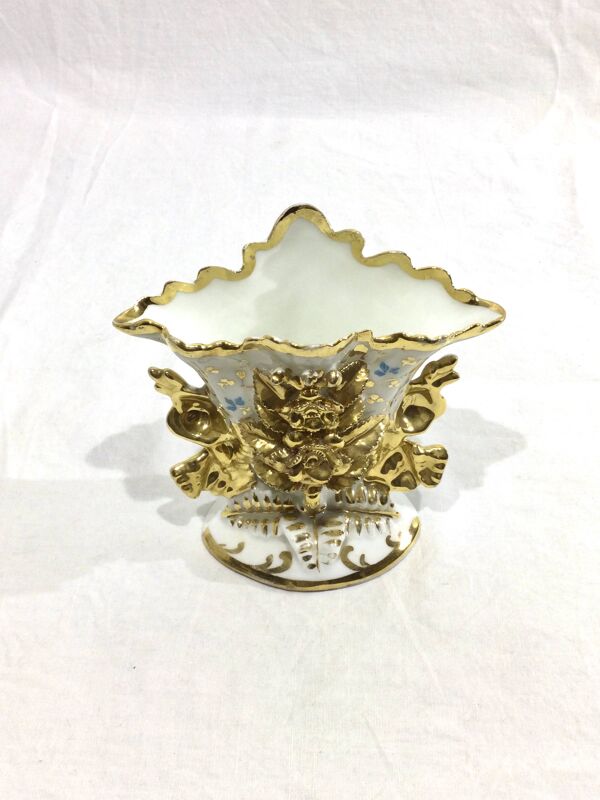 Vase de Mariée en porcelaine Vieux Paris XIXème siècle