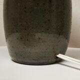 Enamelled stoneware table lamp, 1960