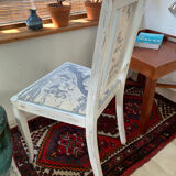 Chaise ancienne tapissée
