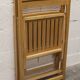 Paire de chaises pliantes Ikea 1970 couleur miel