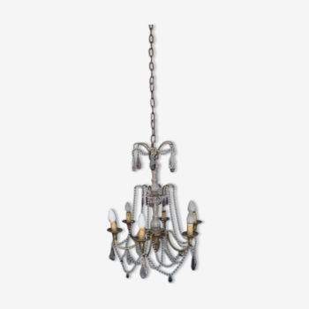 Pampille bronze chandelier and charm