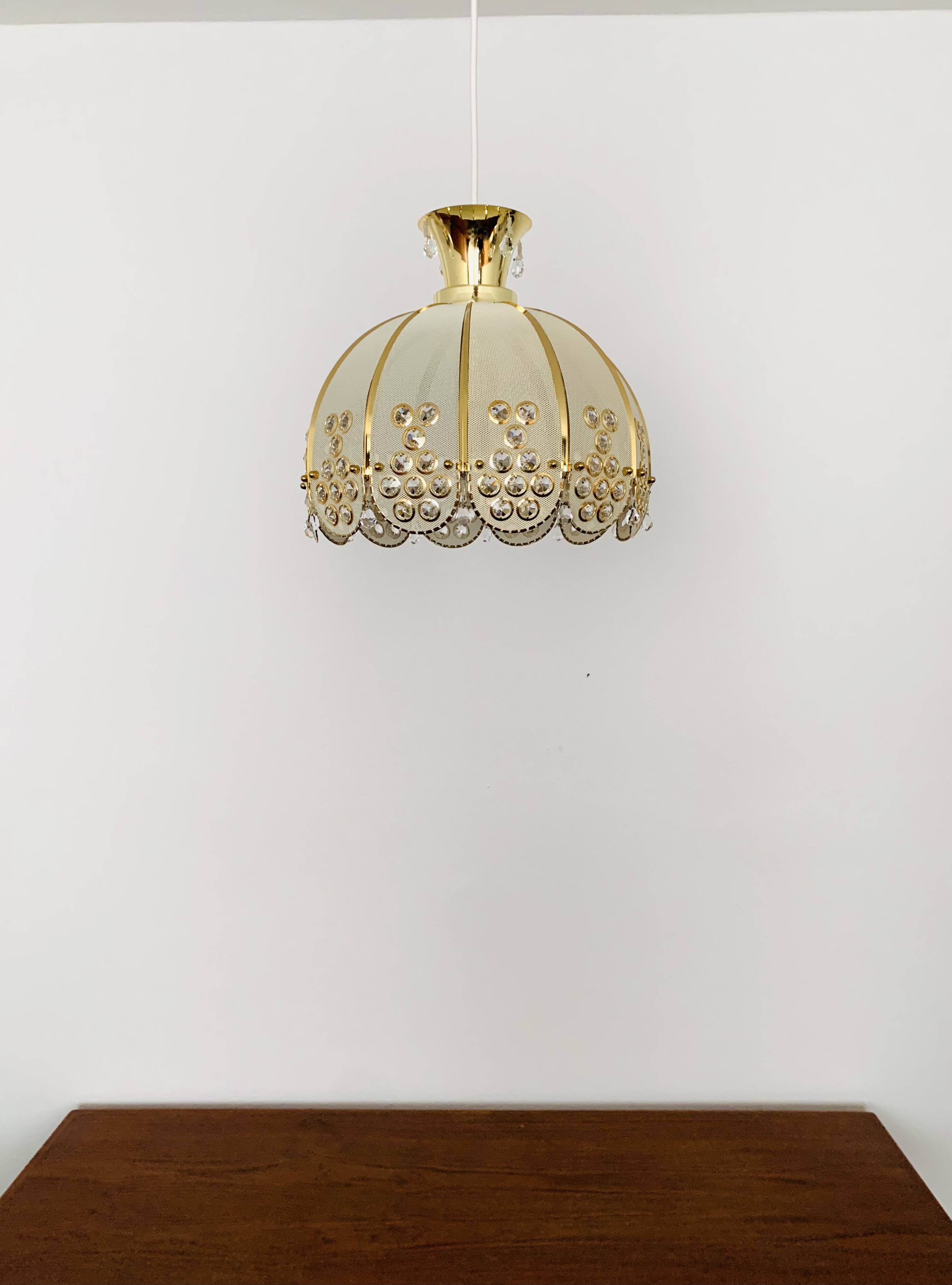 Suspension en verre cristal