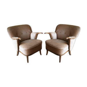 Lot de 2 fauteuils sculptural années