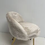 Vintage 1960 moumoute armchair chair