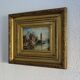Oil painting seascape signed Lucy - 50 x 44 cm