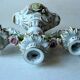Porcelain candle holder from the 1960s, by AKKaiser, with 3 arms, vintage