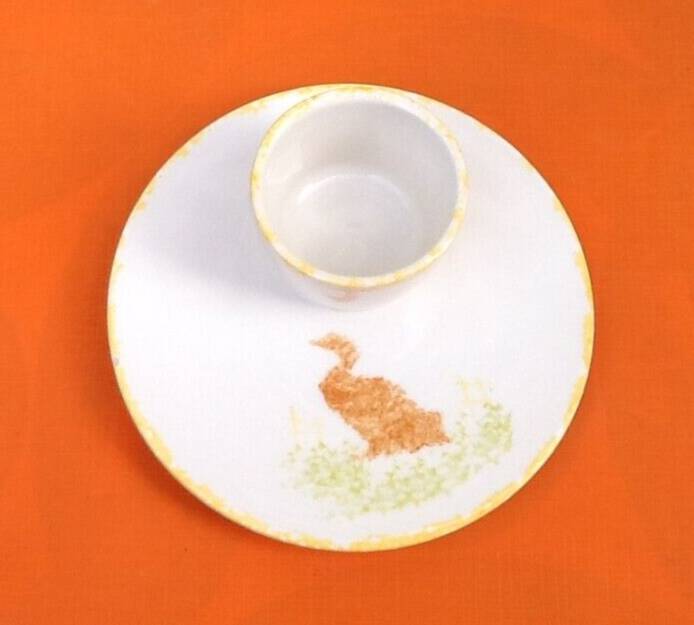 Earthenware egg cup