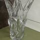 Old large giraffe vase with spikes, crystal, VANNES, Art Deco design, 35 cm.