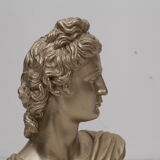 Buste grec doré