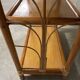 Wood and rattan shelf, 1960s