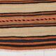 Red & Beige Striped Accent Vintage Kilim Rug, 64x104Cm