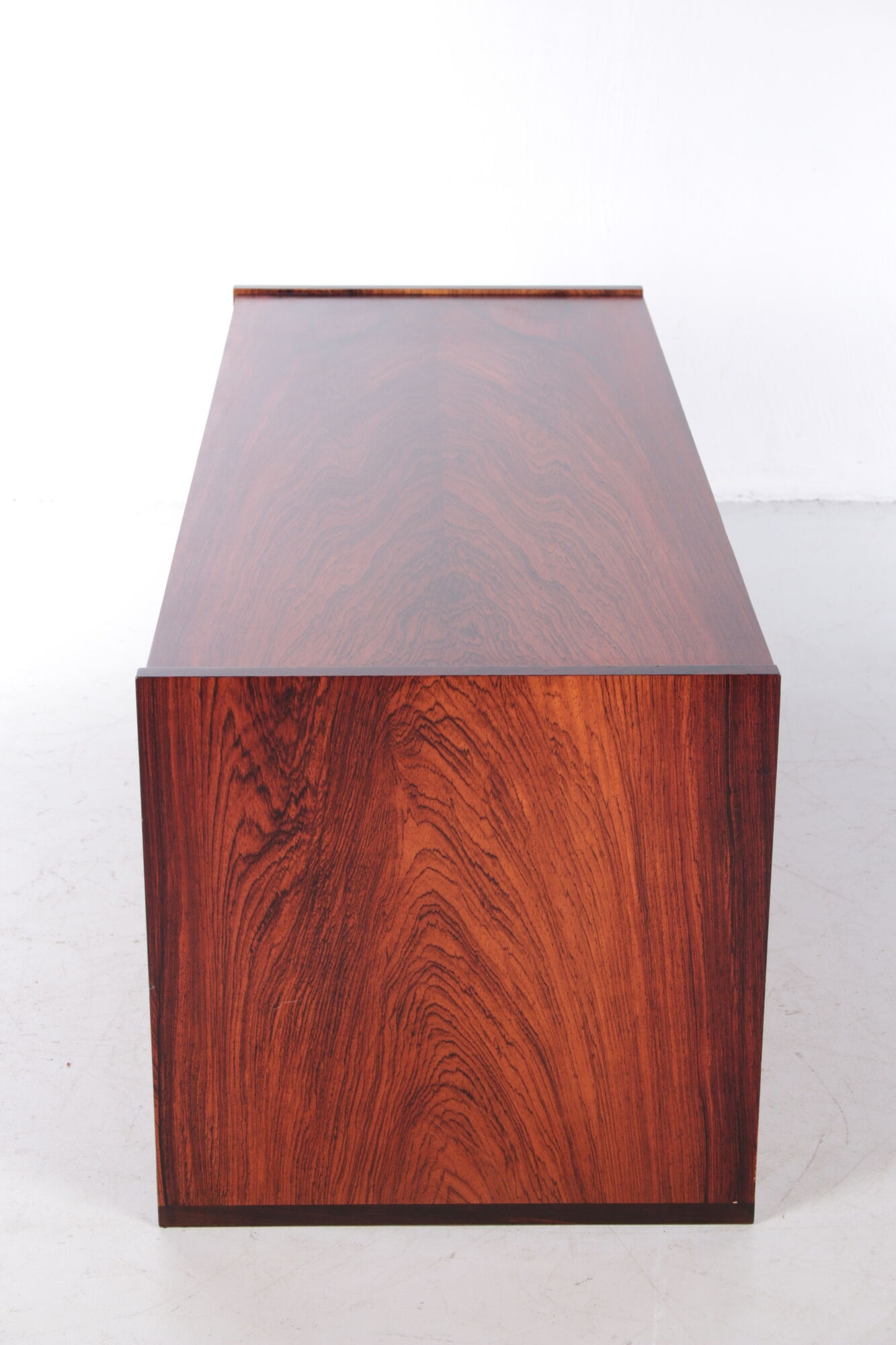 Low sideboard or TV cabinet made of Pallisander wood from the 1960s, Sweden.