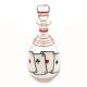 Bridge decanter, mid-century modern, glass, Hortensja, Poland, 1950s